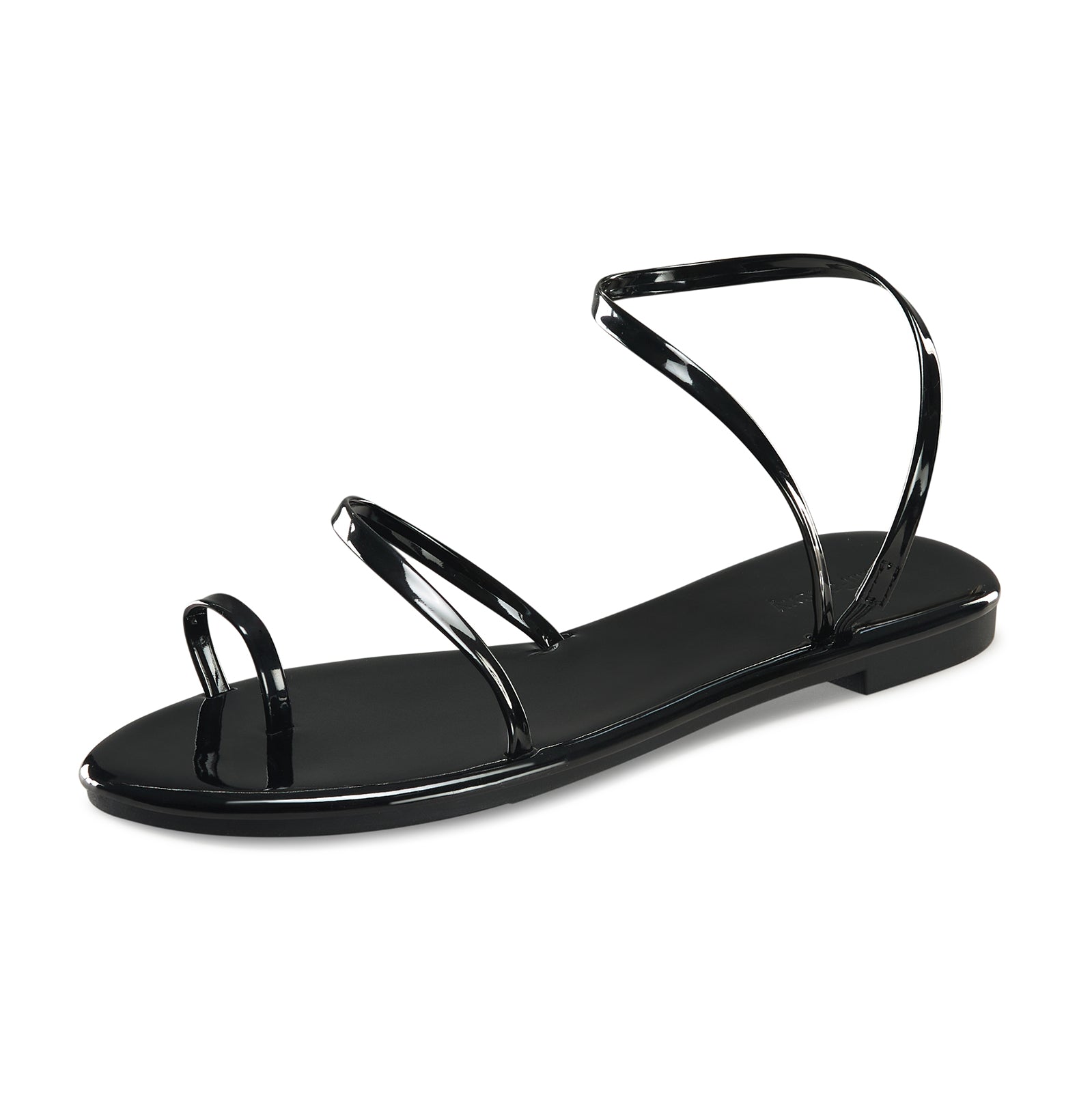 Strappy Sandals for Women Dressy Greek Sandals Flat Sandals for Women Comfortable Beach Sandals Casual Slip-On Shoes