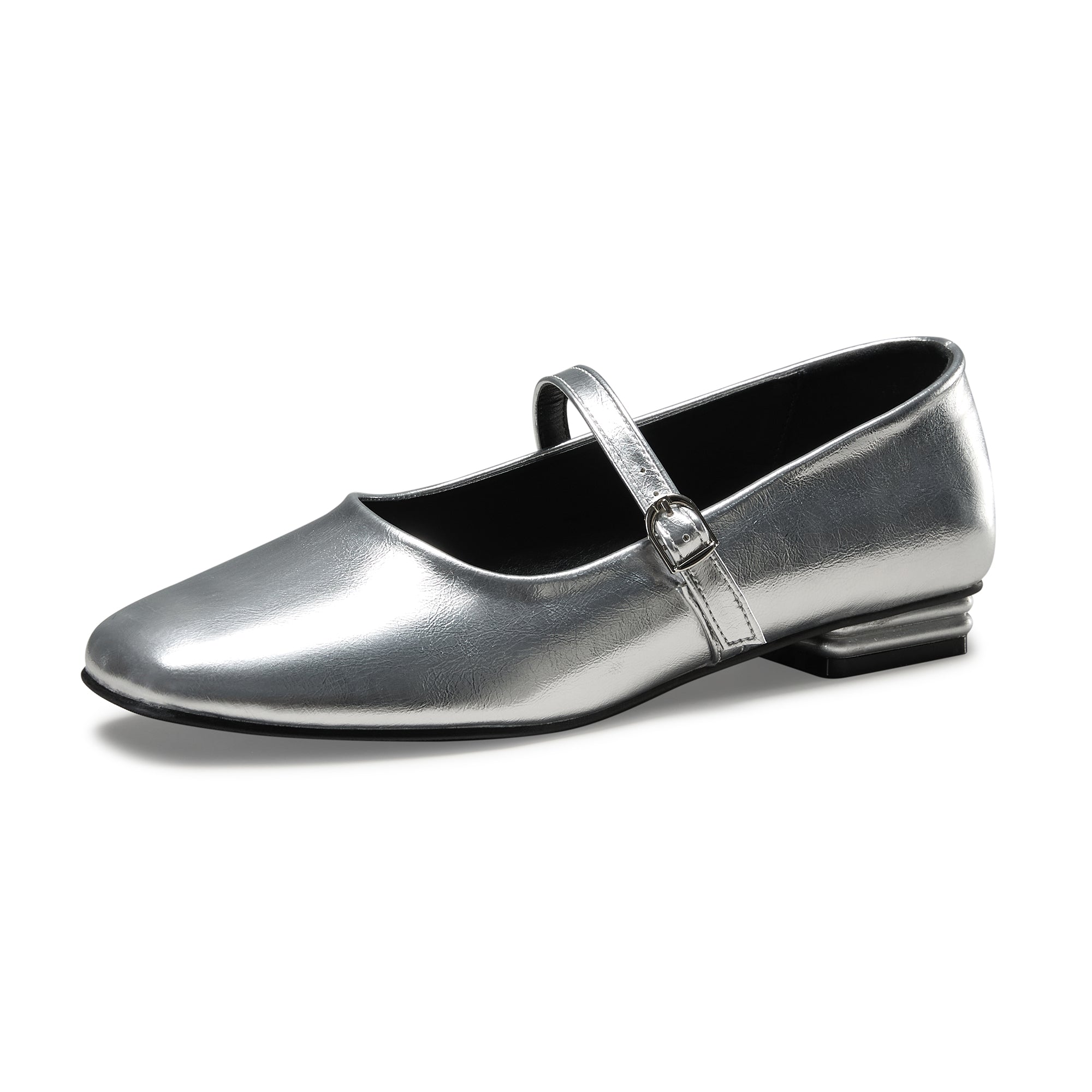 Women's Mary Jane Flats Closed Round Toe Ballet Flat Dressy Comfortable Slip on Shoes